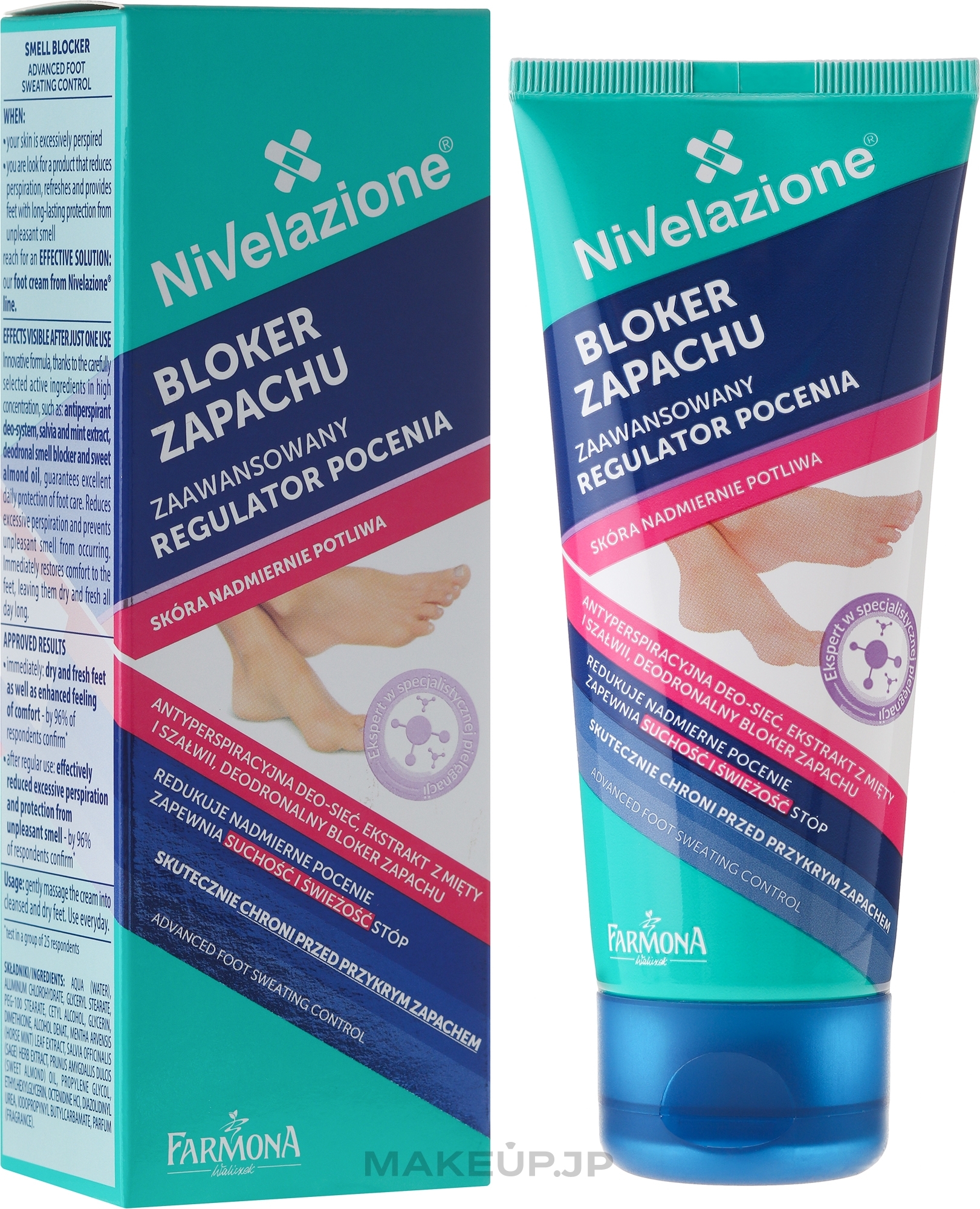 Foot Cream - Farmona Nivelazione Smell Blocker Foot Cream — photo 75 ml