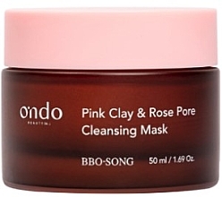 Fragrances, Perfumes, Cosmetics Cleansing Mask with Pink Clay & Rose - Ondo Beauty 36.5 Pink Clay & Rose Pore Cleansing Mask