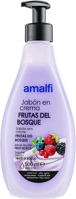 Hand Cream Soap 'Fruits of the Forest' - Amalfi Liquid Soap — photo N6