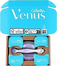 Razor with 6 Refill Blades - Gillette Venus Comfortglide Breeze — photo N1