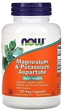 Dietary Supplement "Magnesium & Potassium Aspartate" - Now Foods Magnesium & Potassium Aspartate — photo N1
