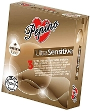 Fragrances, Perfumes, Cosmetics Condoms, 3 pcs. - Pepino Ultra Sensitive