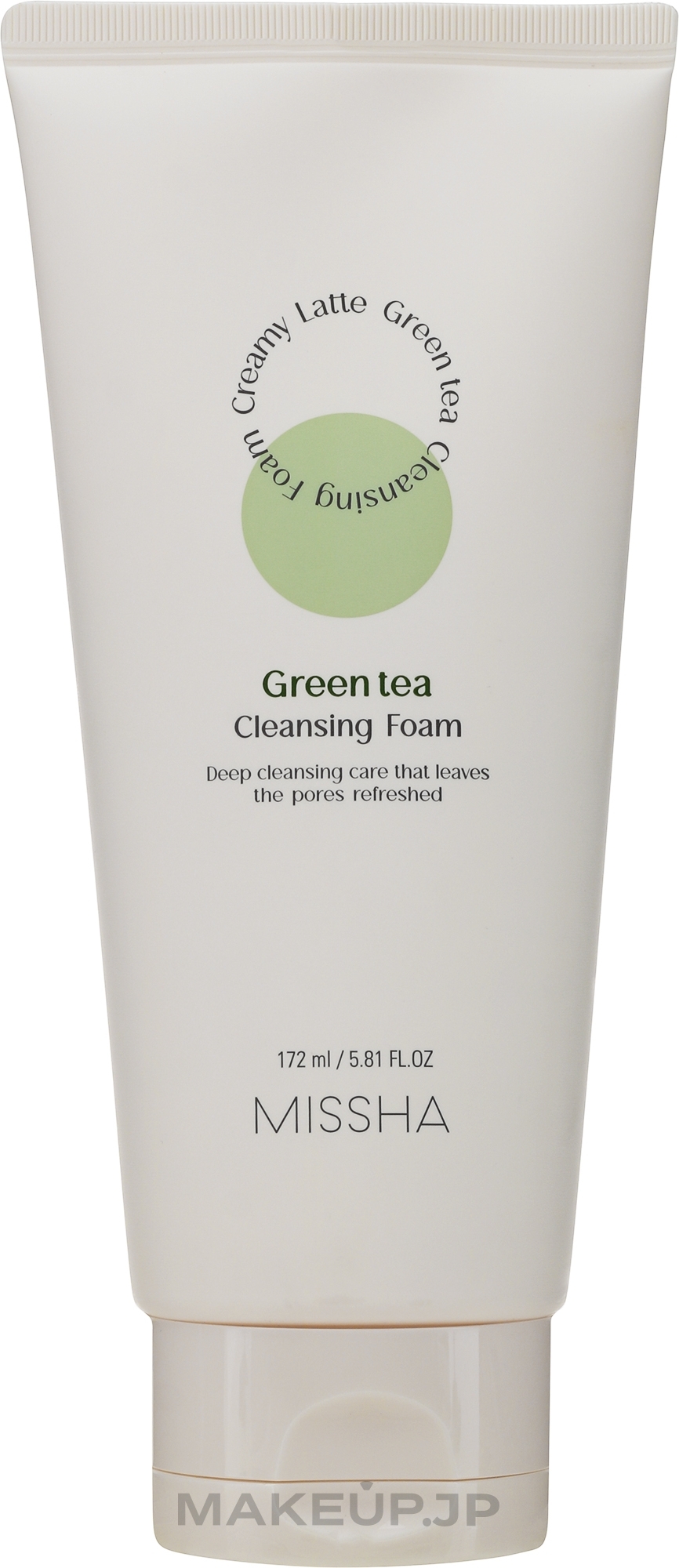 Green Tea Cleansing Foam - Missha Creamy Latte Green Tea Cleansing Foam — photo 172 ml