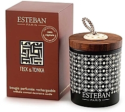 Fragrances, Perfumes, Cosmetics Esteban Teck & Tonka - Scented Candle