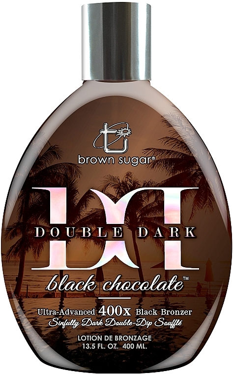 Solarium Cream with Ultra-Dark Bronzers & Mega-Silicones - Brown Sugar Double Black Chocolate 400X — photo N6