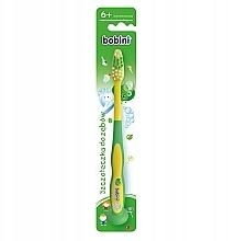 Kids Toothbrush, 6+ years, green-yellow - Bobini — photo N3