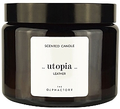Fragrances, Perfumes, Cosmetics Scented Candle in Jar - Ambientair The Olphactory Utopia Leather Candle