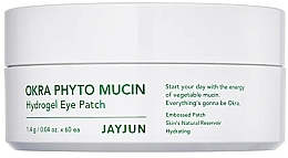 Rejuvenating Hydrogel Patch with Okra Phyto Mucin - Jayjun Okra Phyto Mucin Hydrogel Eye Patch — photo N1