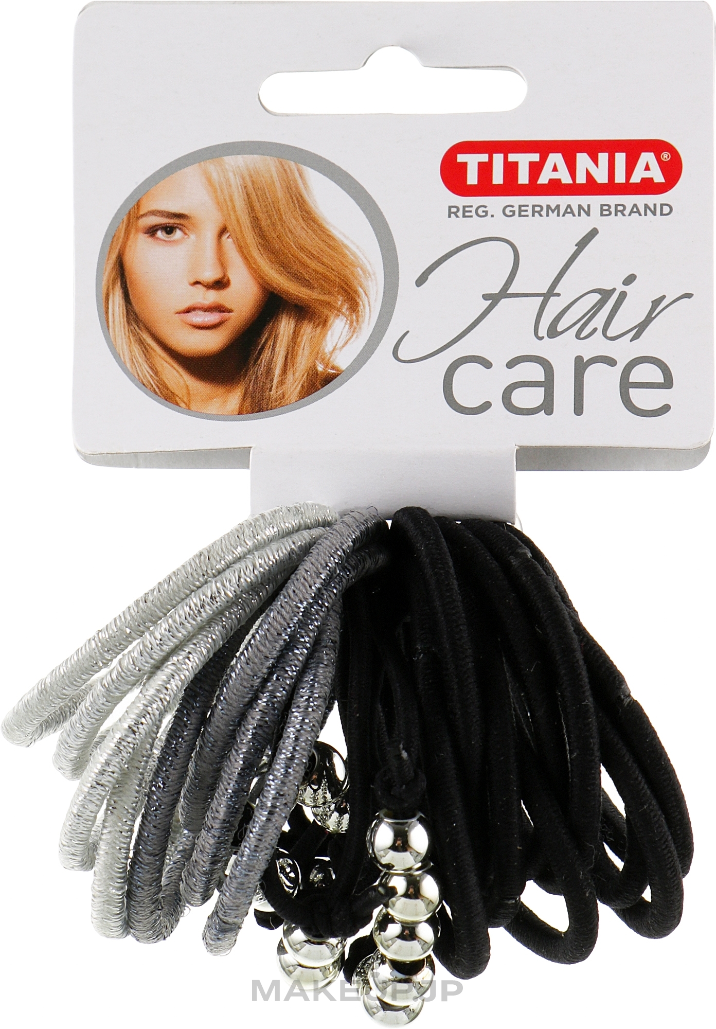 Hair Ties, 4 cm, 20 pcs, multicolor - Titania — photo 20 szt.