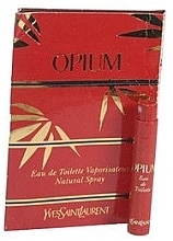 Fragrances, Perfumes, Cosmetics Yves Saint Laurent Opium - Eau de Toilette (sample)