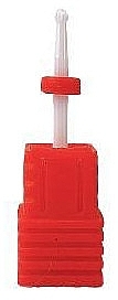 Ceramic Ball Nail Drill Bit, red - Deni Carte — photo N2