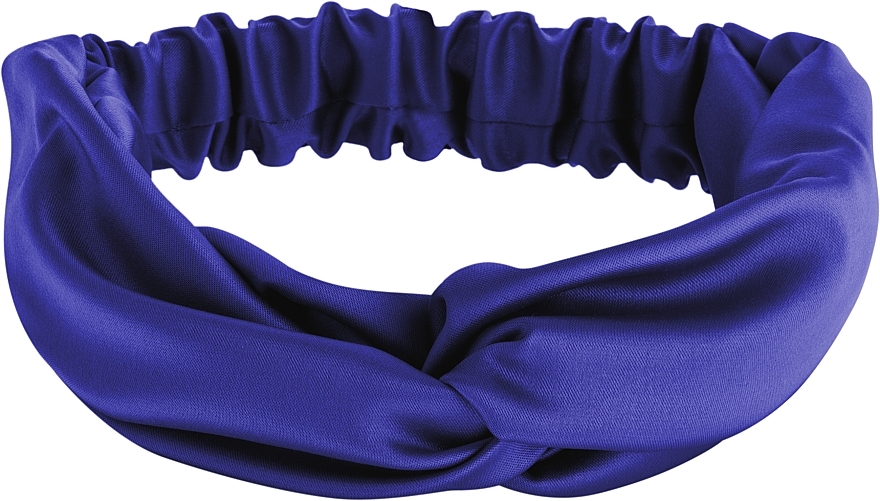 Satin Twist Headband, dark blue - MAKEUP Hair Accessories — photo N1