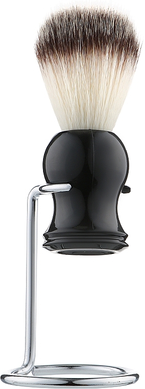 Shaving Brush with Stand, badger fiber, PP-04 - Beauty LUXURY — photo N1