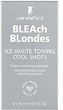 Instant Platinnum Tonic for Bleached Hair - Lee Stafford Ice White Cool Shots — photo N1