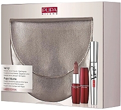 Fragrances, Perfumes, Cosmetics Set - Pupa Limited Edition (masscara/9ml + lipstick/3.5ml + bag)