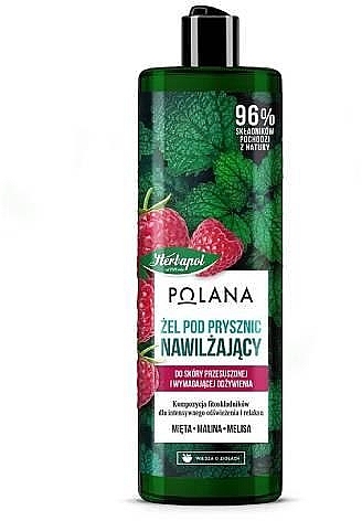 Mint & Raspberry Shower Gel - Herbapol Polana Shower Gel — photo N1