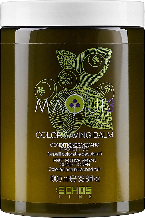 Conditioner for Colored Hair - Echosline Maqui 3 Color Saving Balm — photo N13