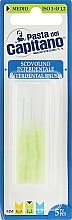 Interdental Brushes Set, green - Pasta Del Capitano Interdental Brush Medium 1.2 mm — photo N2