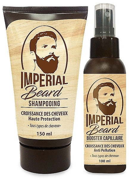 Set - Imperial Beard Hair Growth Kit (shmp/150ml + h/lot/100ml) — photo N1