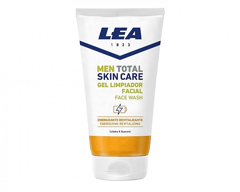 Face Cleansing Gel - Lea Men Total Skin Care Energizing Revitalizing Face Wash — photo N1