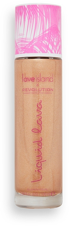 Face & Body Highlighter - Makeup Revolution x Love Island Liquid Lava — photo N1