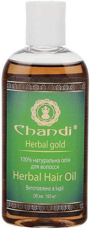 Natural Hair Oil "Herbs" - Chandi Herbal Hair Oil — photo N3