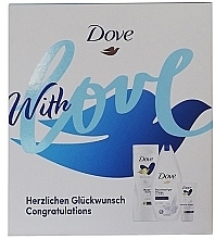 Fragrances, Perfumes, Cosmetics Men's Set - Dove With Love Body Love Essential Set (sh/gel/250 ml + b/lot/400 ml + h/cr/75 ml)