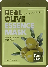 Moisturizing Sheet Mask with Olive Extract - FarmStay Real Olive Essence Mask — photo N1