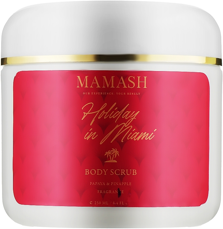 Body Scrub with Precious Oils - Mamash Holiday In Miami Body Scrub — photo N1