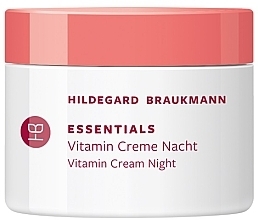 Fragrances, Perfumes, Cosmetics Vitamin Night Face Cream - Hildegard Braukmann Essentials Vitamin Cream Night