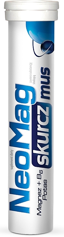 Dietary Supplement, effervescent tablets - Aflofarm NeoMag Skurcz Mus — photo N2