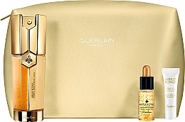 Fragrances, Perfumes, Cosmetics Set - Guerlain Abeille Royale Double Care Set (ser/30ml + f/oil/5ml + eye/cr/3ml + bag)