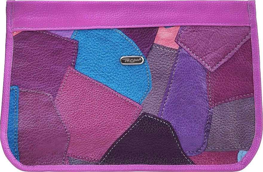 Patchwork Makeup Bag, 94453, lilac color mix - Top Choice — photo N1