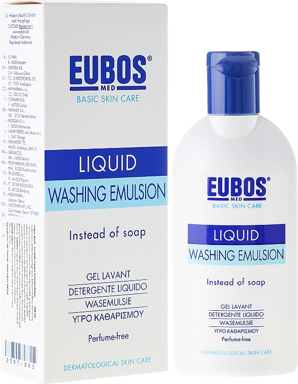 Shower Emulsion - Eubos Med Basic Skin Care Liquid Washing Emulsion — photo N1