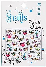 Fragrances, Perfumes, Cosmetics Nail Art Stickers - Snails 3D Nail Stickers