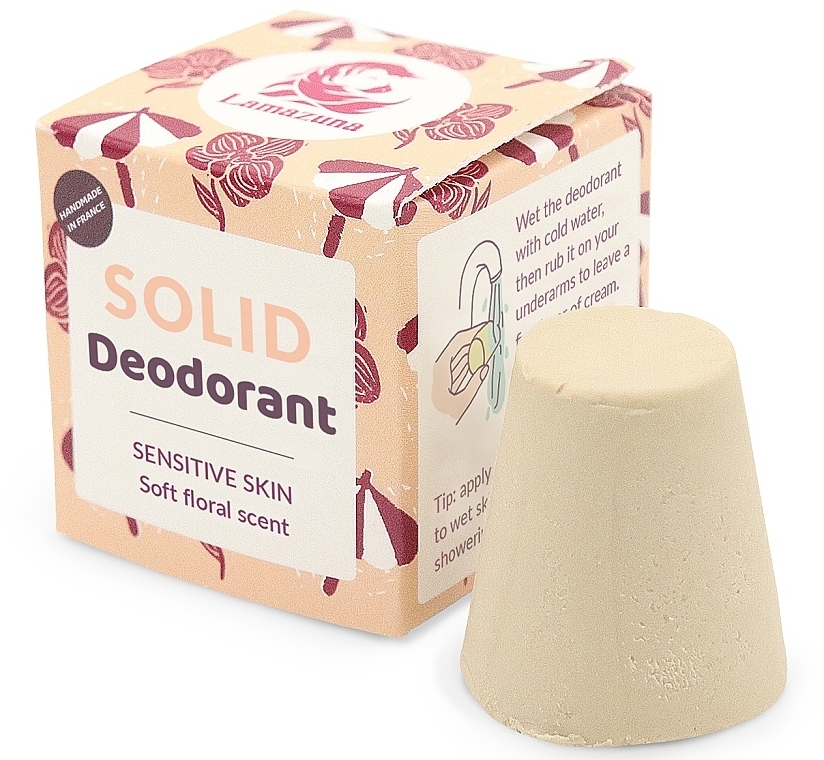 Solid Deodorant for Sensitive Skin "Floral Scent" - Lamazuna Solid Deodorant Sensitive With Floral — photo N1