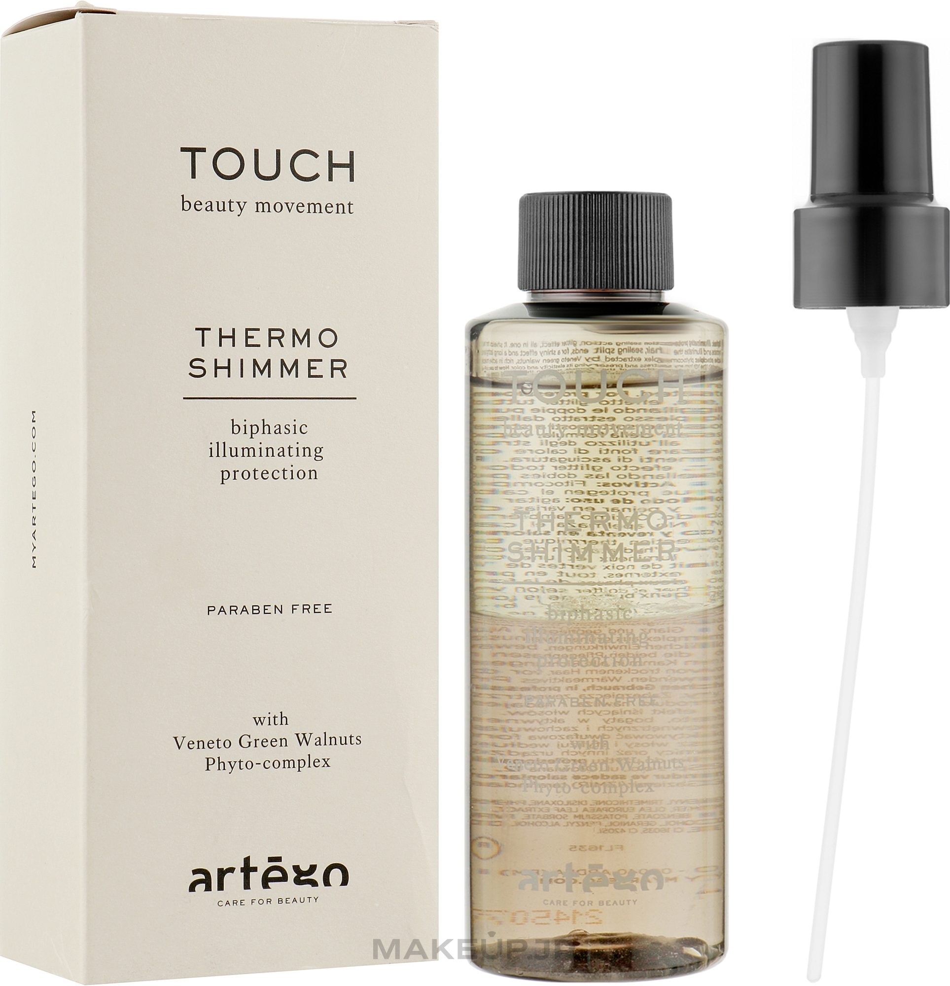 2-Phase Heat Protection Spray - Artego Touch Thermo Shimmer — photo 150 ml