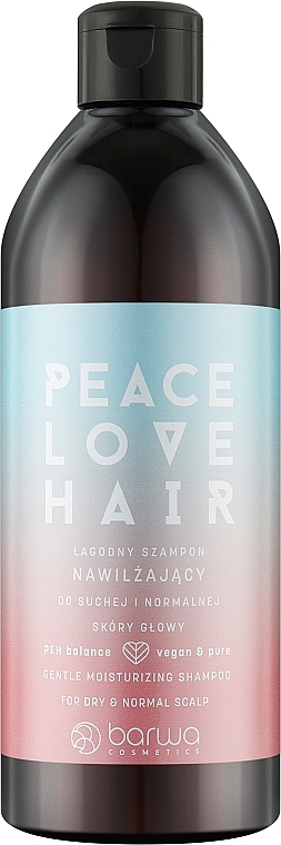 Gentle Moisturizing Shampoo - Barwa Peace Love Hair — photo N1
