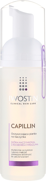 Cleansing Foam for Face - Iwostin Capilin Reinforcement Foam — photo N3