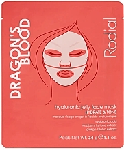 Fragrances, Perfumes, Cosmetics Hyaluronic Face Mask - Rodial Dragon's Blood Hyaluronic Jelly Face Mask