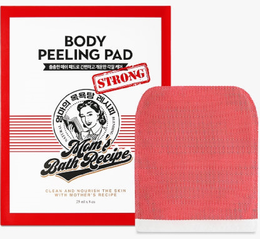 Body Peeling - Mom's Bath Recipe Body Peeling Pad Strong — photo N2