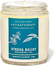 Fragrances, Perfumes, Cosmetics Bath and Body Works Eucalyptus Tea Stress Relief - Scented Candle