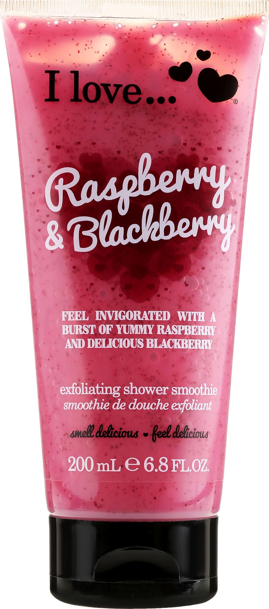 Body Scrub - I Love Raspberry & Blackberry Exfoliating Shower Smoothie — photo 200 ml