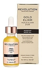 Fragrances, Perfumes, Cosmetics Facial Elixir with Rosehip Oil - Makeup Revolution Rosehip Seed Oil Gold Elixir