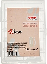 Upper Nail Extension Forms, universal - Nails Molekula — photo N3