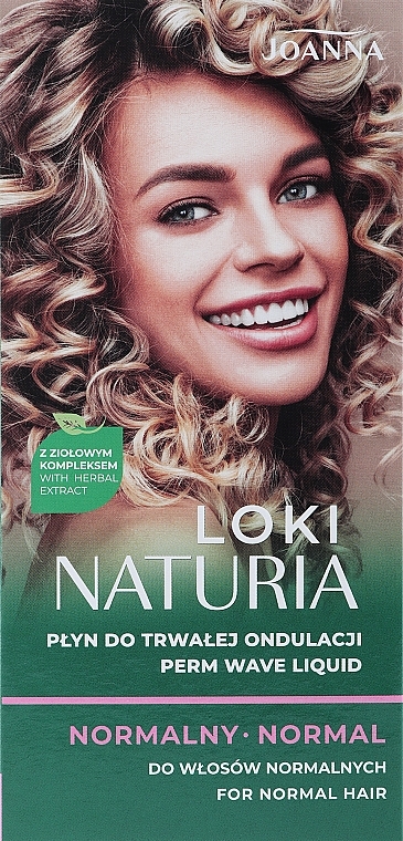 Permanent Hair Curling Liquid - Joanna Naturia Loki Normalny — photo N3