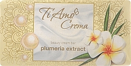 Fragrances, Perfumes, Cosmetics Cream Soap with Plumeria Extract - Soap traditions Ti Amo Crema