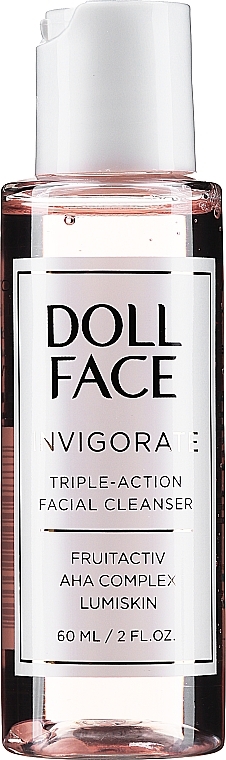 GIFT Face Cleanser - Doll Face Invigorate Triple-Action Facial Cleanser (mini size)	 — photo N1