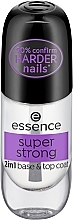 2-in-1 Base & Top Coat - Essence Super Strong 2In1 Base & Top Coat — photo N1
