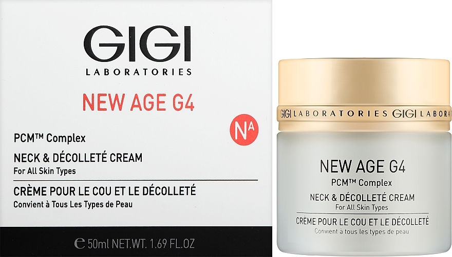 Firming Neck & Décolleté Cream - Gigi New Age G4 Neck & Decollete Cream — photo N2